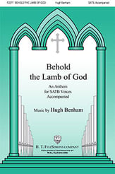 Behold the Lamb of God SATB choral sheet music cover